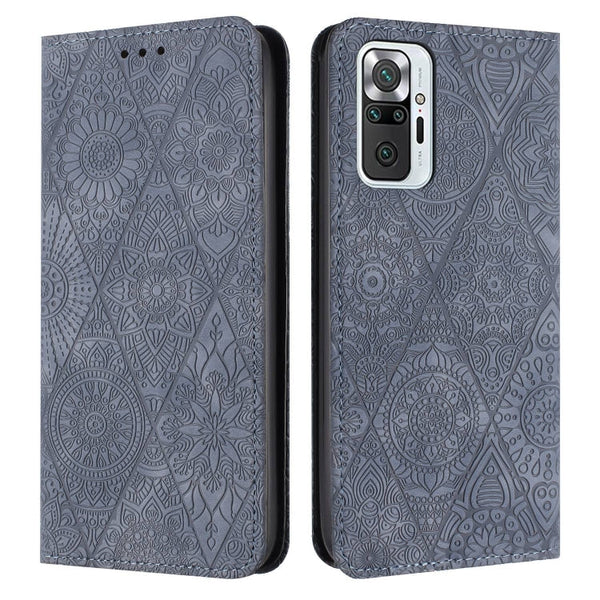 Ethnic Embossed Adsorption Leather Phone Case