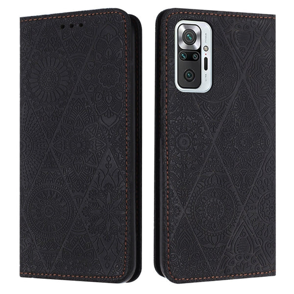Ethnic Embossed Adsorption Leather Phone Case