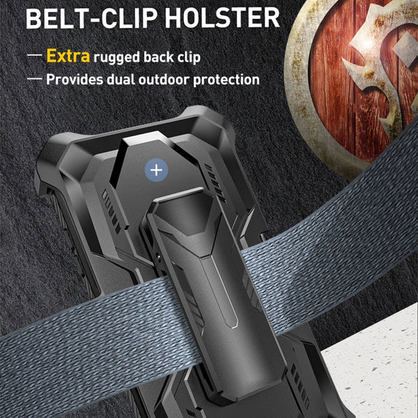 Armor Series Holder Phone Case with Back Clip, For iPhone 14 Pro Max, For iPhone 14 Pro, For iPhone 14, For iPhone 14 Plus