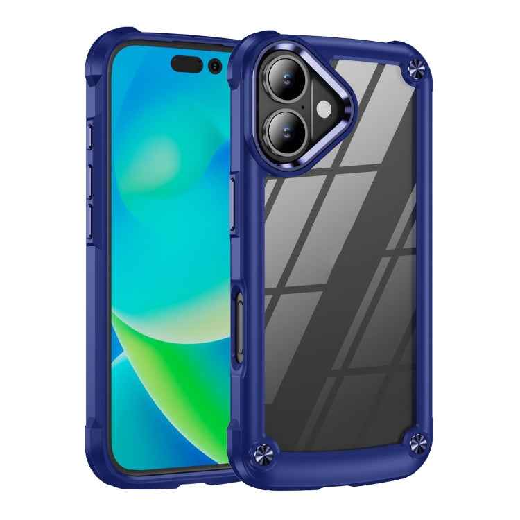 TPU + PC Lens Protection Phone Case, For iPhone 16e, For iPhone 16 Pro Max, For iPhone 16 Pro, For iPhone 16 Plus