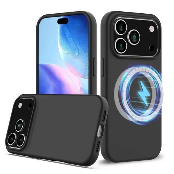 Shockproof Silicone Magsafe Phone Case, For iPhone 17 Pro Max, For iPhone 17 Pro