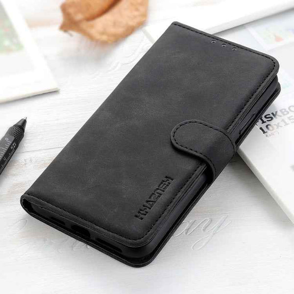 KHAZNEH Retro Texture Leather Phone Case, For iPhone 16 Pro, For iPhone 16 Plus, For iPhone 16, For iPhone 15 Pro Max, For iPhone 15 Pro, For iPhone 15 Plus