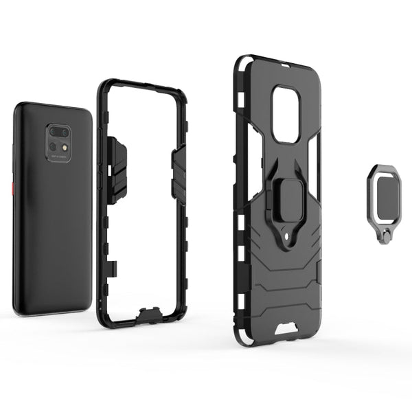 PC + TPU Anti-fall Protective Case with Ring Holder, For Xiaomi Redmi 10X 5G