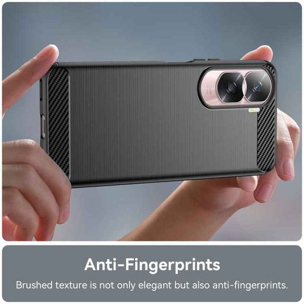 For Honor 90 / 80 Brushed Texture Carbon Fiber TPU Phone Case(Black)