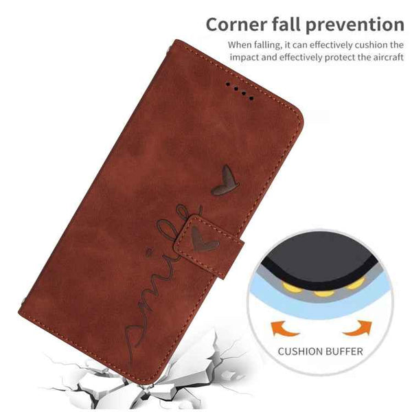 Skin Feel Heart Pattern Leather Phone Case, For Tecno Camon 20/Camon 20 Pro 4G