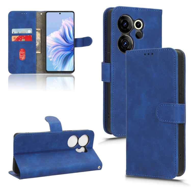 Skin Feel Magnetic Flip Leather Phone Case, For Tecno Pova 5, For Tecno Camon 20 Premier