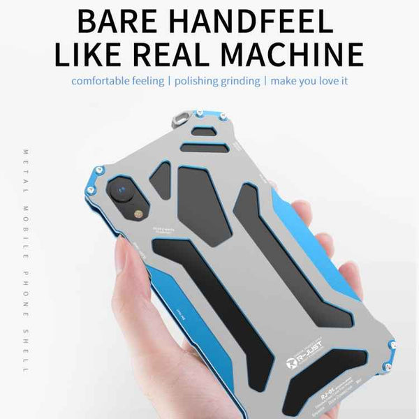 R-JUST Shockproof Dustproof Armor Metal Protective Case, For iPhone XS Max