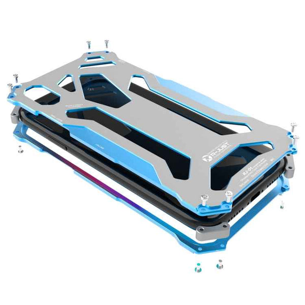 R-JUST Shockproof Dustproof Armor Metal Protective Case, For iPhone XS Max