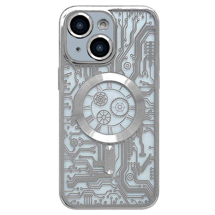 Electroplated Circuit Board Pattern MagSafe Phone Case, For iPhone 13, For iPhone 12, For iPhone 12 Pro Max