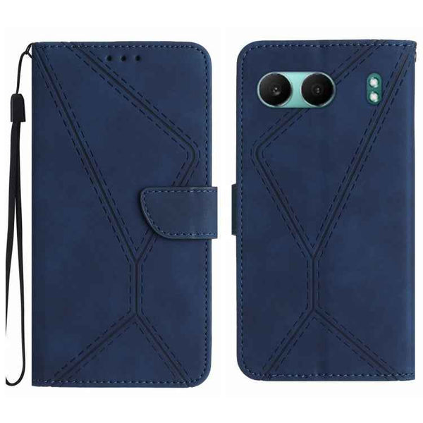 Stitching Embossed Leather Phone Case, For OnePlus 13T, For OnePlus 13R, For OnePlus 13, For OnePlus Nord 4 5G
