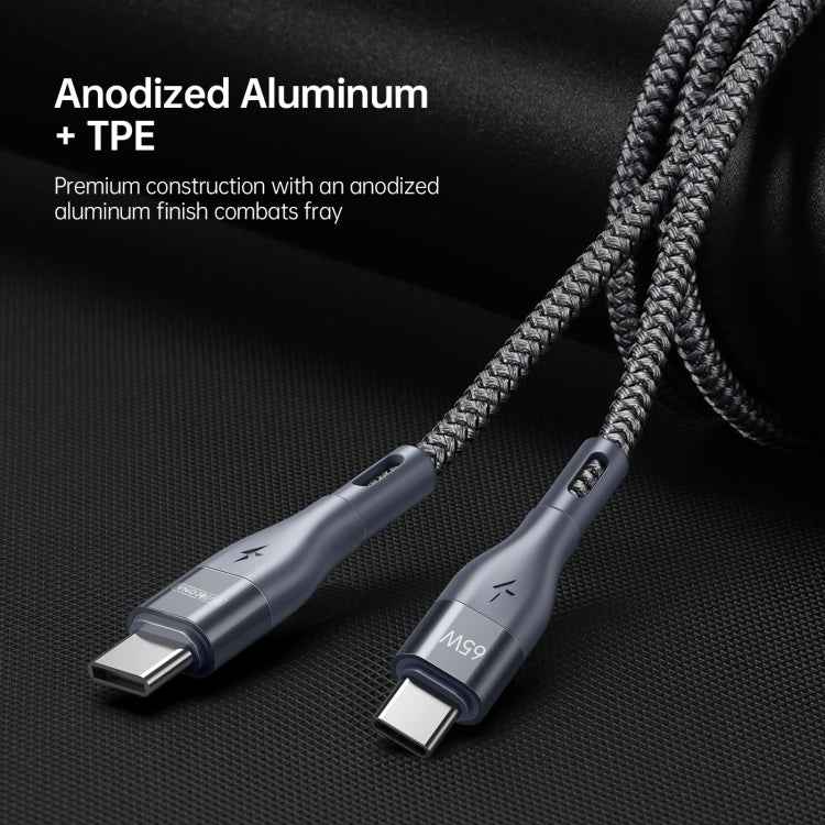 DUZZONA A2 PD 65W USB-C / Type-C to Type-C Fast Charging Data Cable, 2m Type-C to Type-C, 3m Type-C to Type-C