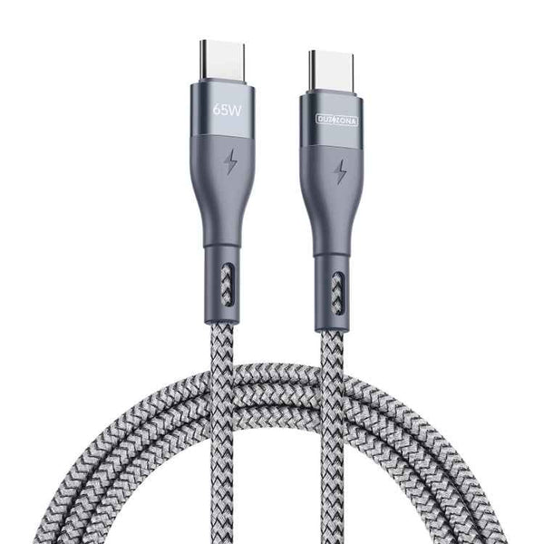 DUZZONA A2 PD 65W USB-C / Type-C to Type-C Fast Charging Data Cable, 2m Type-C to Type-C, 3m Type-C to Type-C