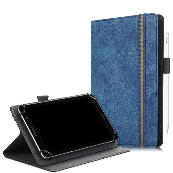 Marble Cloth Texture Horizontal Flip Universal Tablet PC Leather Case with Pen Slot & Holder, For 7-8 inch, For 9-11 inch