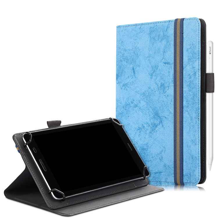 Marble Cloth Texture Horizontal Flip Universal Tablet PC Leather Case with Pen Slot & Holder, For 7-8 inch, For 9-11 inch