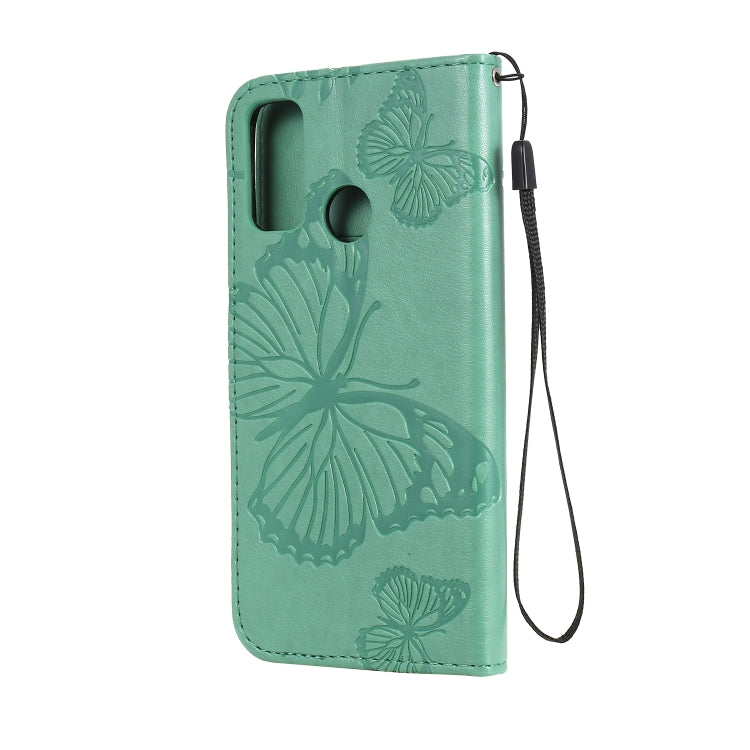 3D Butterflies Embossing Pattern Horizontal Flip Leather Case with Holder & Card Slot & Wallet