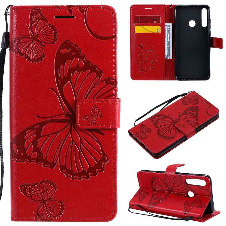 3D Butterflies Embossing Pattern Horizontal Flip Leather Case with Holder & Card Slot & Wallet, For Huawei Y6P, For Huawei Honor 9A, For Huawei Honor 30 Pro / 30 Pro Plus