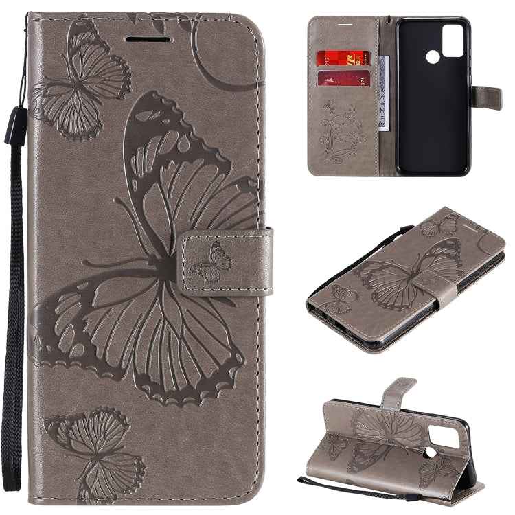 3D Butterflies Embossing Pattern Horizontal Flip Leather Case with Holder & Card Slot & Wallet, For Huawei Y6P, For Huawei Honor 9A, For Huawei Honor 30 Pro / 30 Pro Plus