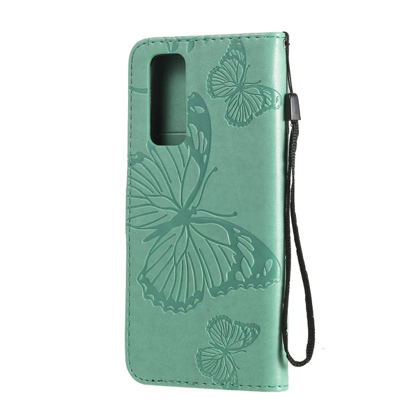 3D Butterflies Embossing Pattern Horizontal Flip Leather Case with Holder & Card Slot & Wallet