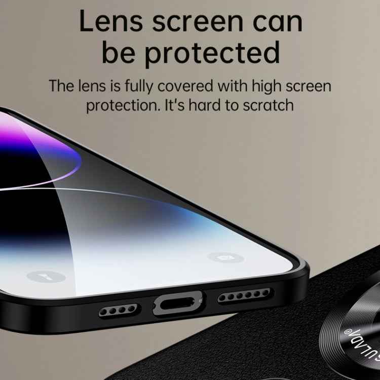 SULADA Microfiber Leather MagSafe Magnetic Phone Case, For iPhone 15, For iPhone 14 Plus, For iPhone 14