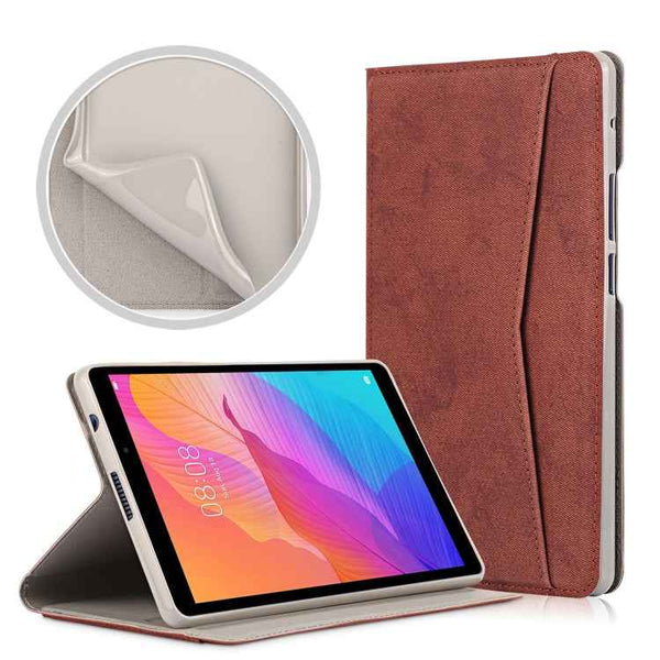 Marble Cloth Texture Horizontal Flip Leather Case with Card Slot & Holder, For Huawei MatePad T8, For Lenovo Tab M10 Plus