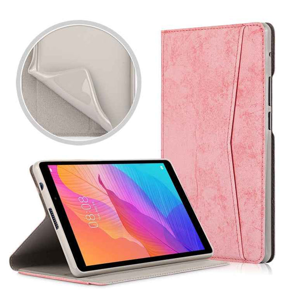 Marble Cloth Texture Horizontal Flip Leather Case with Card Slot & Holder, For Huawei MatePad T8, For Lenovo Tab M10 Plus