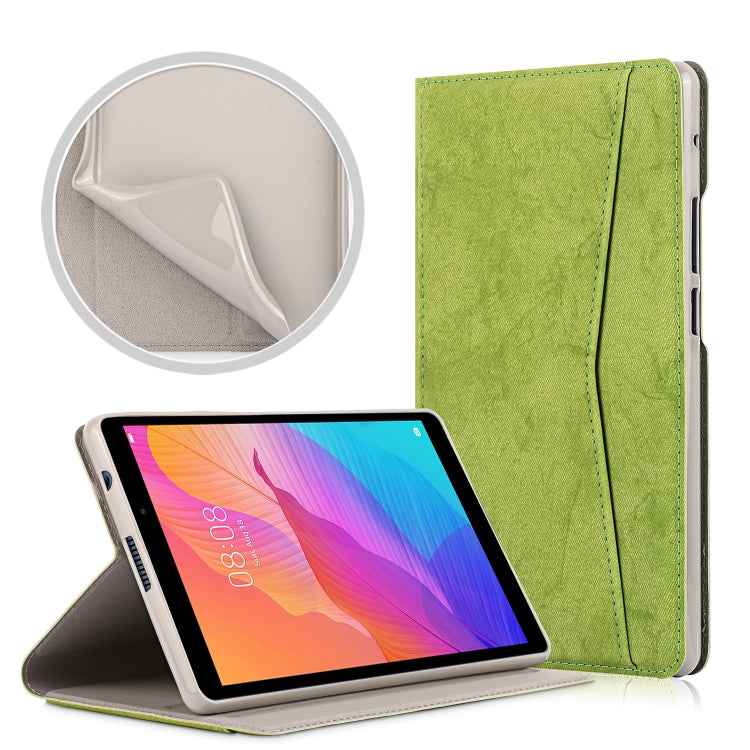 Marble Cloth Texture Horizontal Flip Leather Case with Card Slot & Holder, For Huawei MatePad T8, For Lenovo Tab M10 Plus
