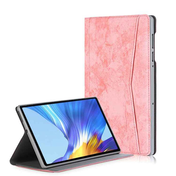Marble Cloth Texture Horizontal Flip Leather Case with Card Slot & Holder, For Huawei MatePad T8, For Lenovo Tab M10 Plus