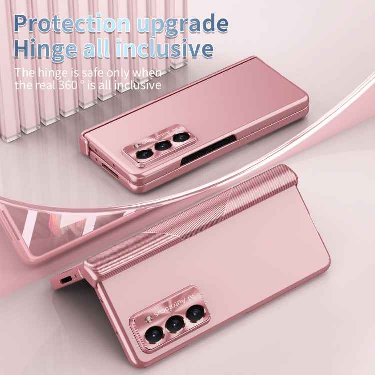 Electroplating Hinged Folding Phone Case with S Pen Fold Edtion, For Samsung Galaxy Z Fold5