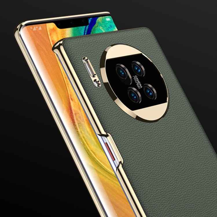 GKK Electroplating Leather Surface Phone Case, For Huawei Mate 30 5G