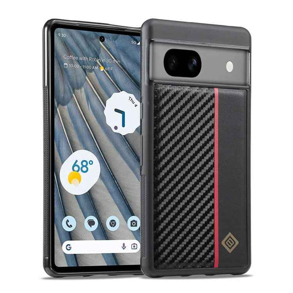 LC.IMEEKE 3 in 1 Carbon Fiber Texture Shockproof Phone Case, For Google Pixel 10 Pro XL, For Google Pixel 10 / 10 Pro, For Google Pixel 9a, For Google Pixel 9 Pro XL, For Google Pixel 9 / 9 Pro, For Google Pixel 8, For Google Pixel 7A                  ...