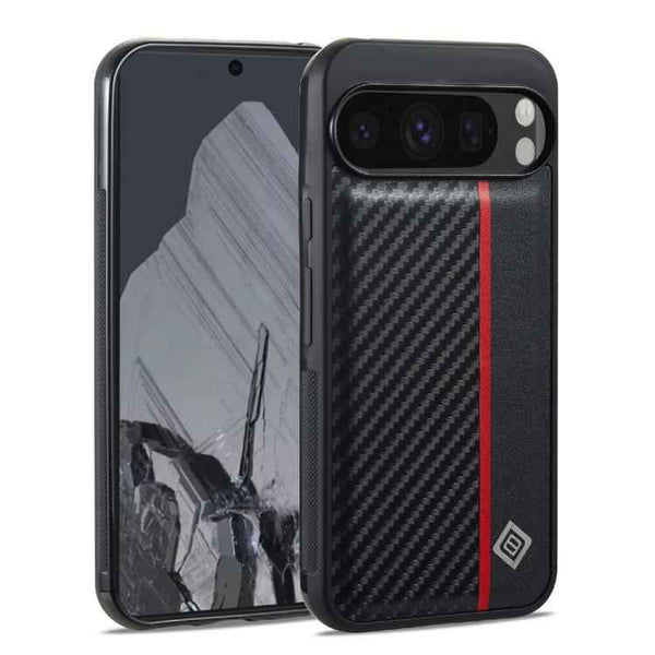 LC.IMEEKE 3 in 1 Carbon Fiber Texture Shockproof Phone Case, For Google Pixel 10 Pro XL, For Google Pixel 10 / 10 Pro, For Google Pixel 9a, For Google Pixel 9 Pro XL, For Google Pixel 9 / 9 Pro, For Google Pixel 8, For Google Pixel 7A                  ...