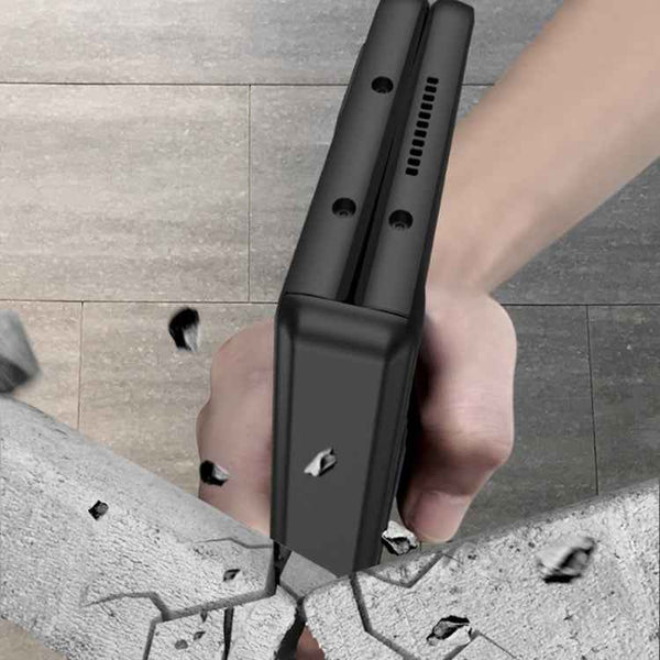 For Samsung Galaxy Z Fold5 GKK Integrated Magnetic Full Coverage Folding Phone Case(Black)