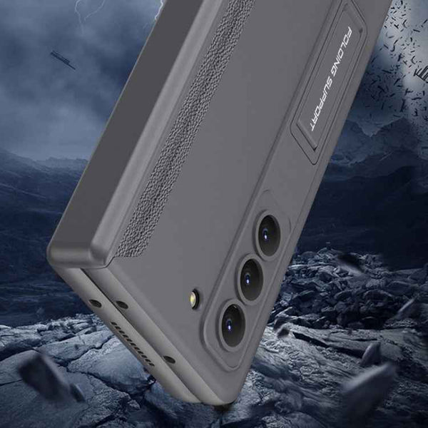 For Samsung Galaxy Z Fold5 GKK Integrated Magnetic Full Coverage Folding Phone Case(Black)