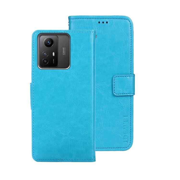 idewei Crazy Horse Texture Leather Phone Case, For Xiaomi Poco F5 Pro 5G, For Xiaomi Redmi Note 12S, For Xiaomi Redmi Note 12 4G Global