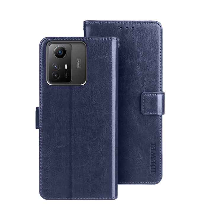 idewei Crazy Horse Texture Leather Phone Case, For Xiaomi Poco F5 Pro 5G, For Xiaomi Redmi Note 12S, For Xiaomi Redmi Note 12 4G Global