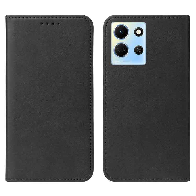 For Infinix Note 30 5G Magnetic Closure Leather Phone Case(Black)