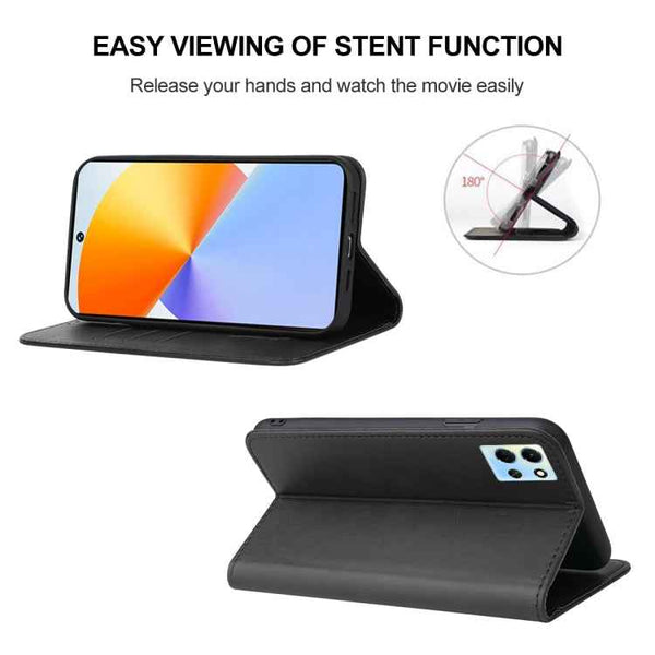 For Infinix Note 30 5G Magnetic Closure Leather Phone Case(Black)