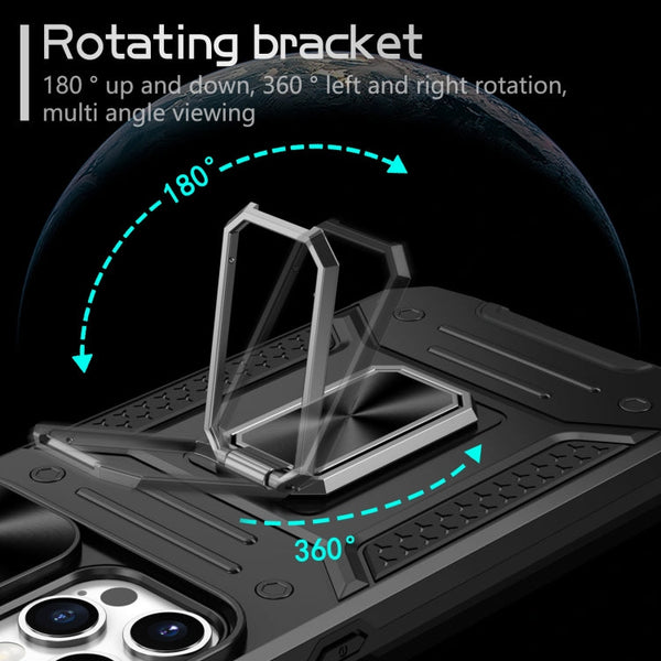 Camshield Robot TPU Hybrid PC Phone Case, For iPhone 12 Pro Max