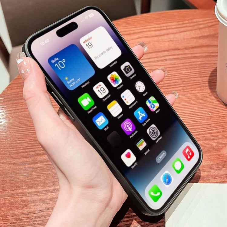 For iPhone 13 Pro Max Colorful Toy Bricks Pattern Shockproof Glass Phone Case(Silver)