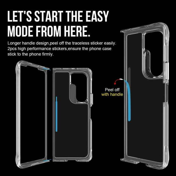 For Samsung Galaxy Z Fold5 TPU + PC Shockproof Phone Case