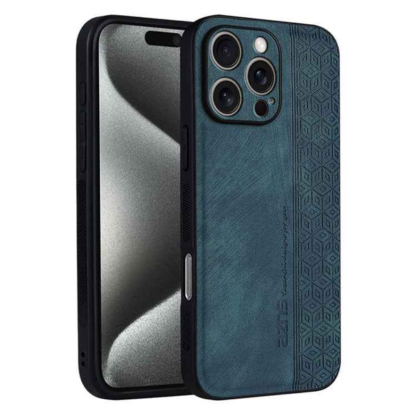AZNS 3D Embossed Skin Feel Phone Case, For iPhone 16e, For iPhone 16 Pro Max, For iPhone 16 Pro, For iPhone 16 Plus