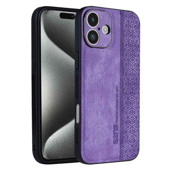AZNS 3D Embossed Skin Feel Phone Case, For iPhone 16e, For iPhone 16 Pro Max, For iPhone 16 Pro, For iPhone 16 Plus