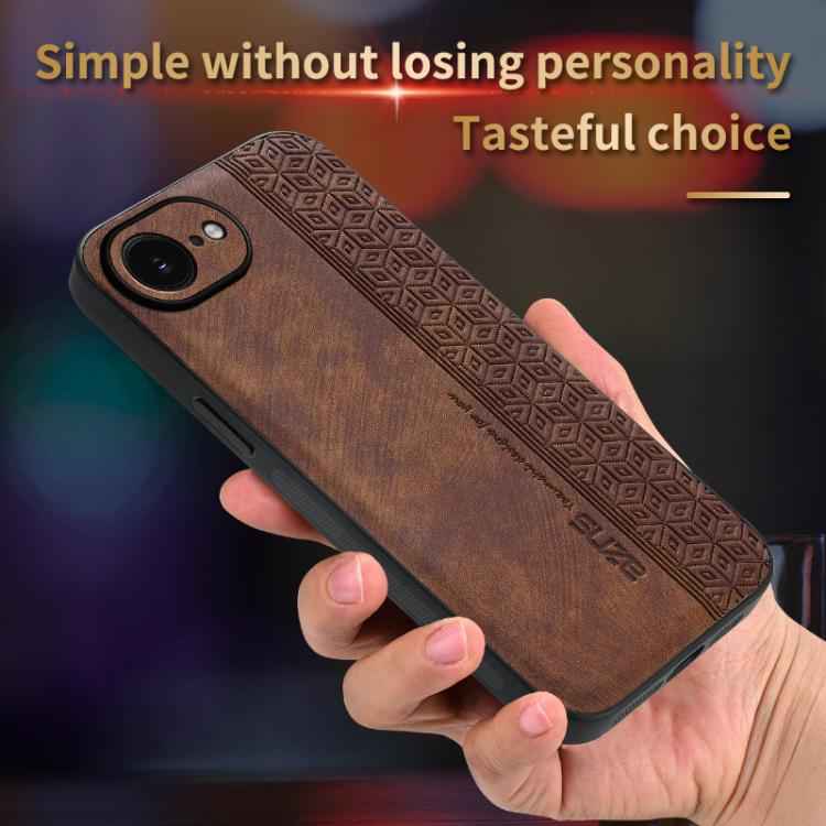 AZNS 3D Embossed Skin Feel Phone Case, For iPhone 16e, For iPhone 16 Pro Max, For iPhone 16 Pro, For iPhone 16 Plus