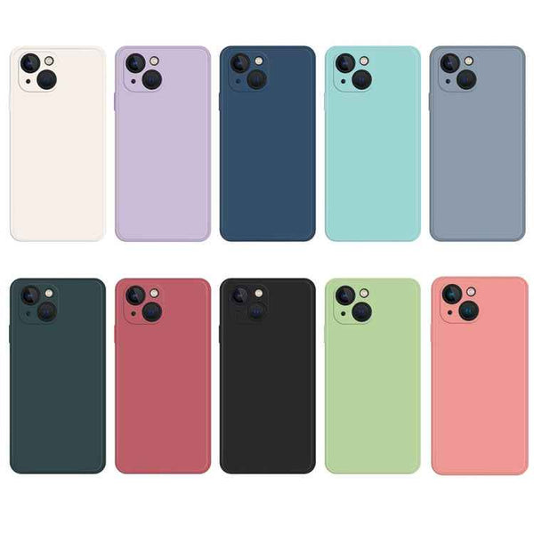 For iPhone 15 Plus Imitation Liquid Silicone Phone Case(Black)