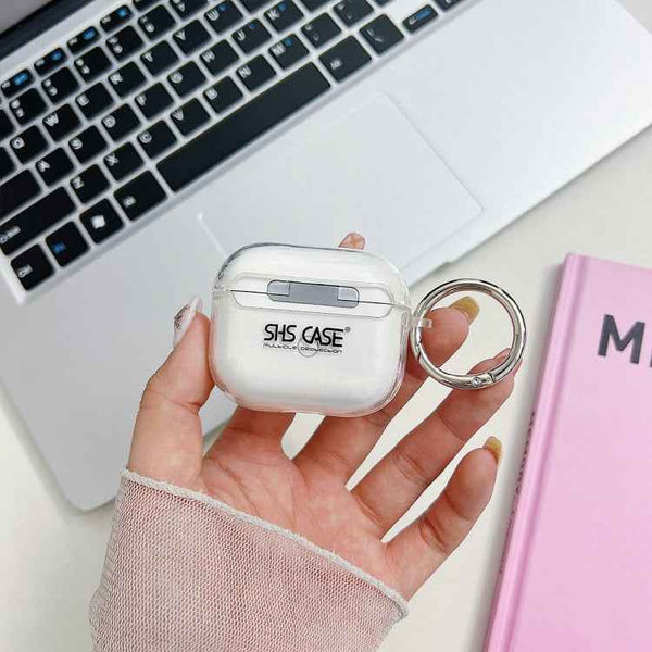 For AirPods Pro Flash Diamond Epoxy Bluetooth Earphone Protective Case(White)