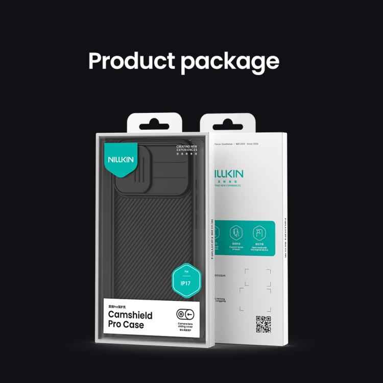 NILLKIN CamShield Pro PC Phone Case, For iPhone 17, For iPhone 16e, For iPhone 16 Plus, For iPhone 16, For iPhone 15 Plus, For iPhone 15