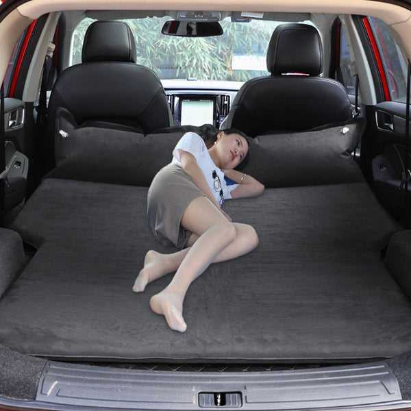 Universal Car Suede Sleeping Mat Mattress Off-road SUV Trunk Travel Inflatable Mattress Air Bed