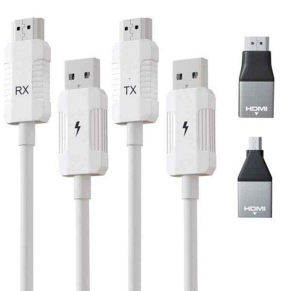 THT-020-8-1 4 in 1 HDMI Transmitter Wireless Screen Sharer Set(White)