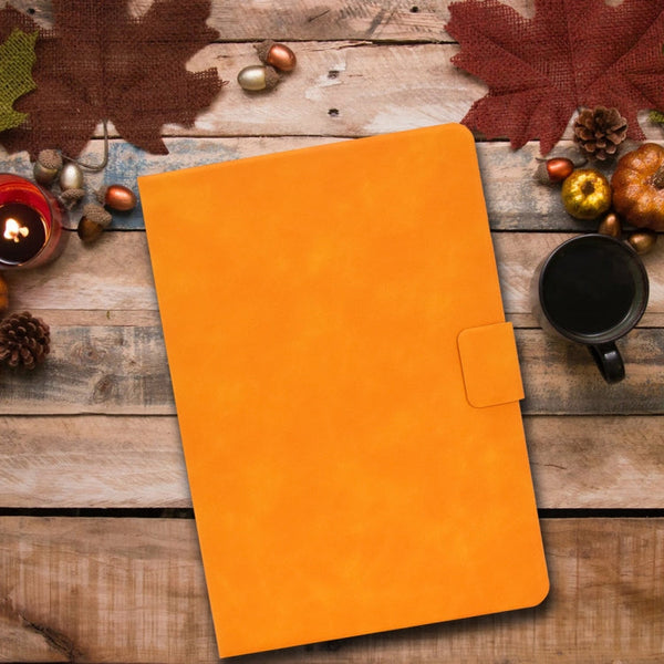 Cowhide Texture Horizontal Flip Leather Case with Holder & Card Slots & Sleep / Wake-up Function, For Huawei MatePad T8, For Huawei MediaPad T5, For Lenovo M10 Plus TB-X606F