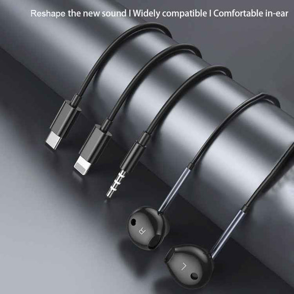 TOTU EP-3 In-Ear Wired Earphone Cable Length:1.2m, Plug Type:3.5mm(Black)